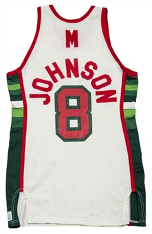 1978-79 Marques Johnson Game Used Milwaukee Bucks Home Jersey